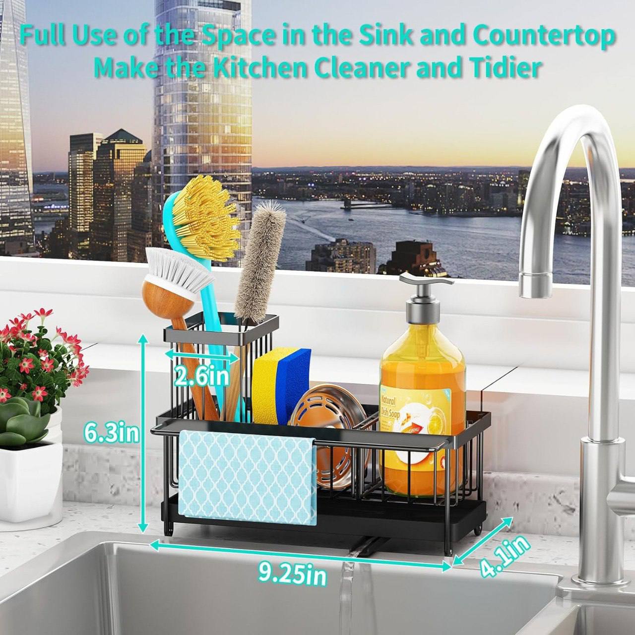 Metal Sink Draining Rack Big