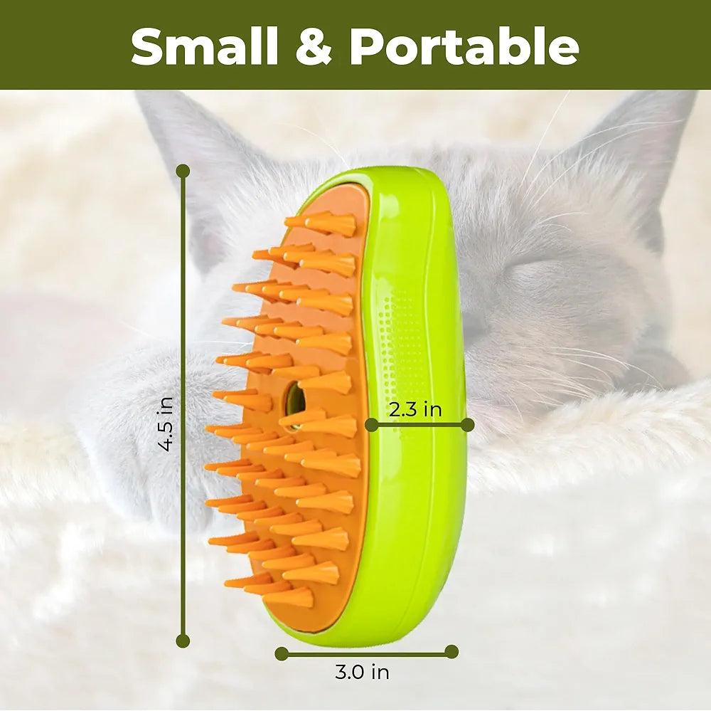Pet Steam Brush and Hair removal Glow combo